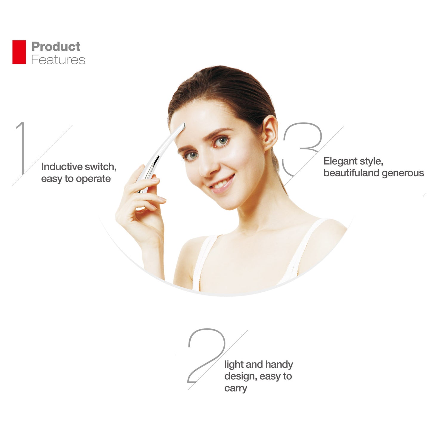 【Late Night Savior - Eye Bag & Dark Circle Remover 👀】Lifetrons EM-700 Ionic Eye Massager Pen