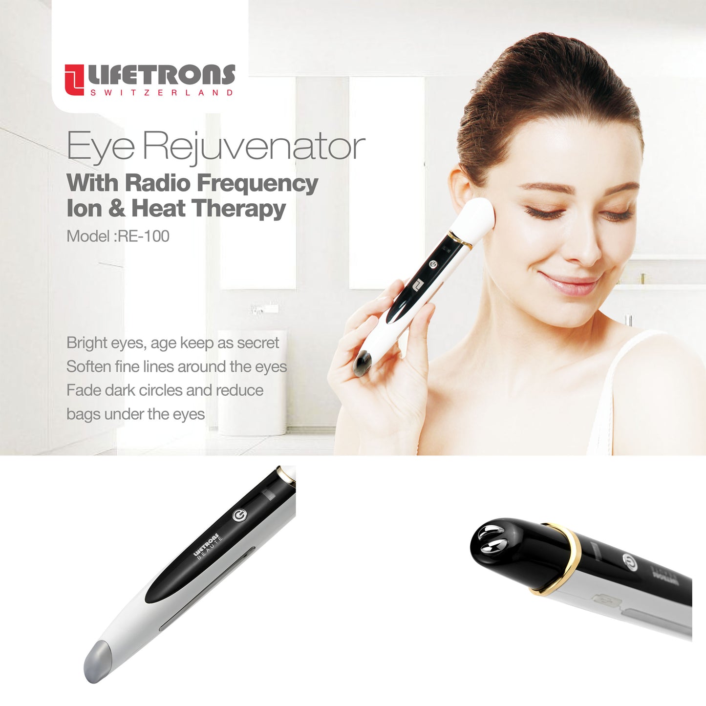[Radiant Eye Artifact ⭐] Lifetrons RE-100 Anti-Aging RF Eye Device | Deeply Fades Dark Circles and Eye Wrinkles