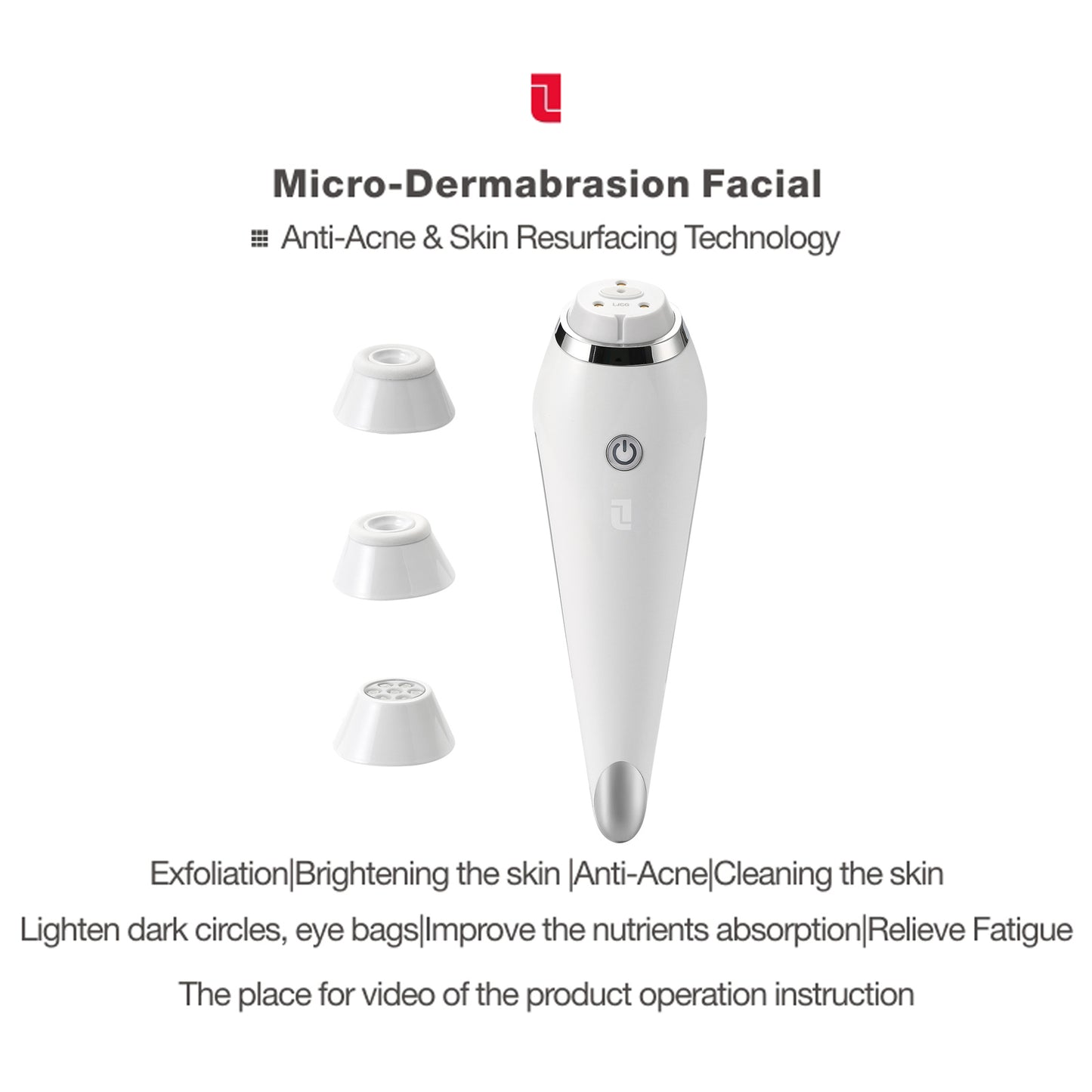 【💎Microdermabrasion】Lifetrons CM-300 Microcrystal Skin Firming and Rejuvenation Device｜Deep Exfoliation・Vacuum Blackhead and Pimple Removal