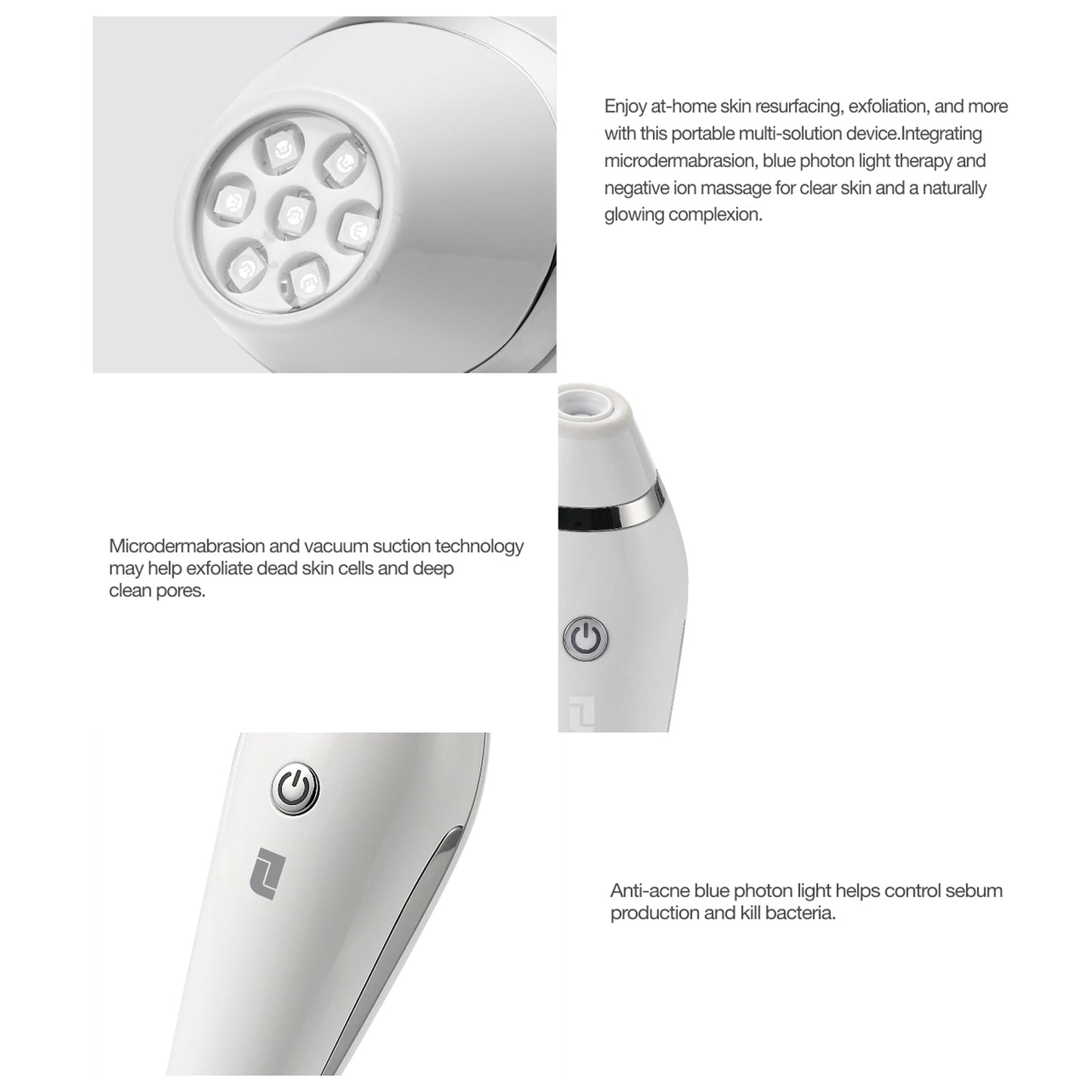 【💎Microdermabrasion】Lifetrons CM-300 Microcrystal Skin Firming and Rejuvenation Device｜Deep Exfoliation・Vacuum Blackhead and Pimple Removal